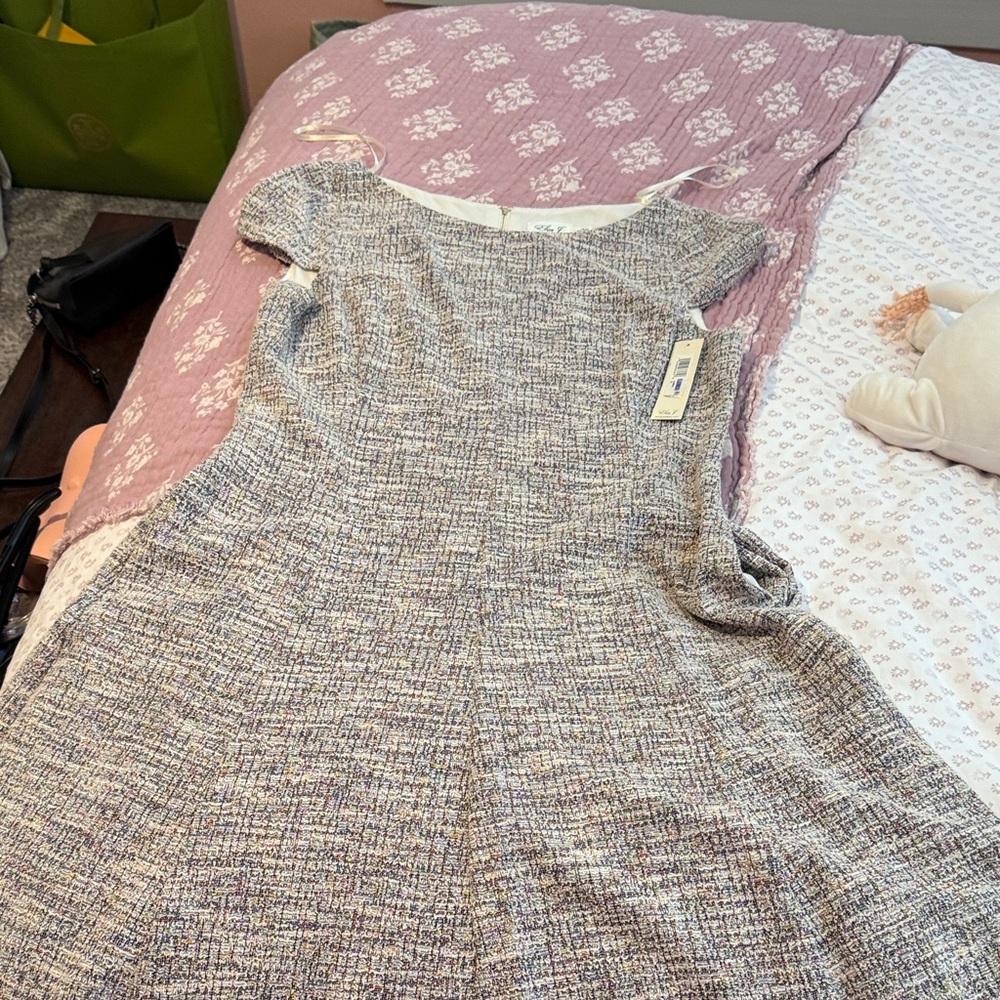 NWT Eliza j  Tweed Dress